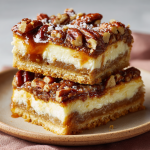 Pecan Pie Cheesecake Bars