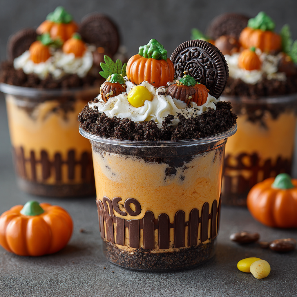Pumpkin Patch Dirt Cups