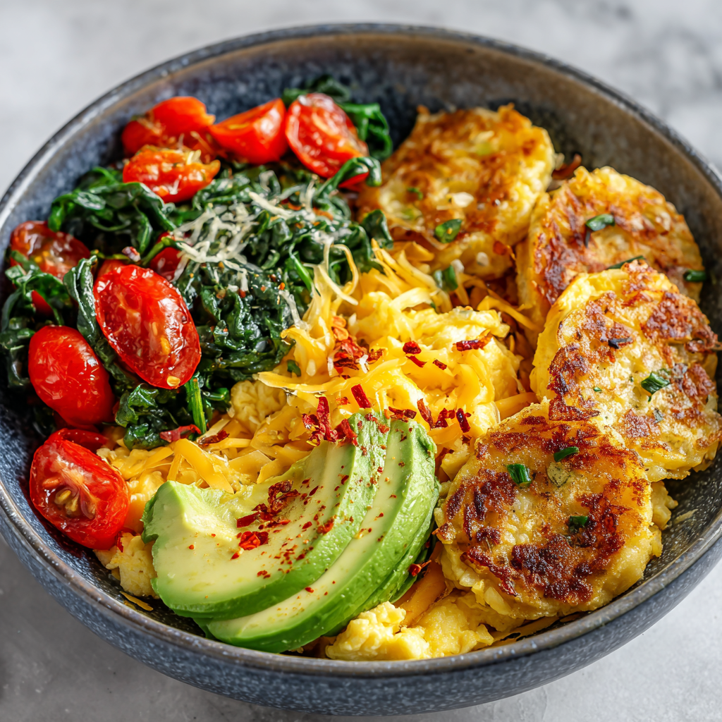Scrambled Veggie Bowl