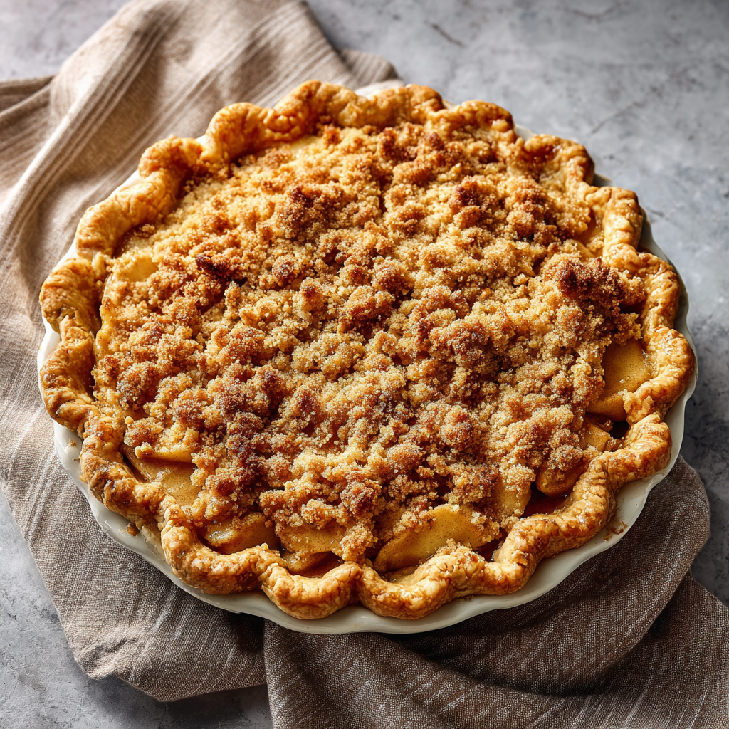 Dutch Apple Pie (with a Buttery Crumb Topping)