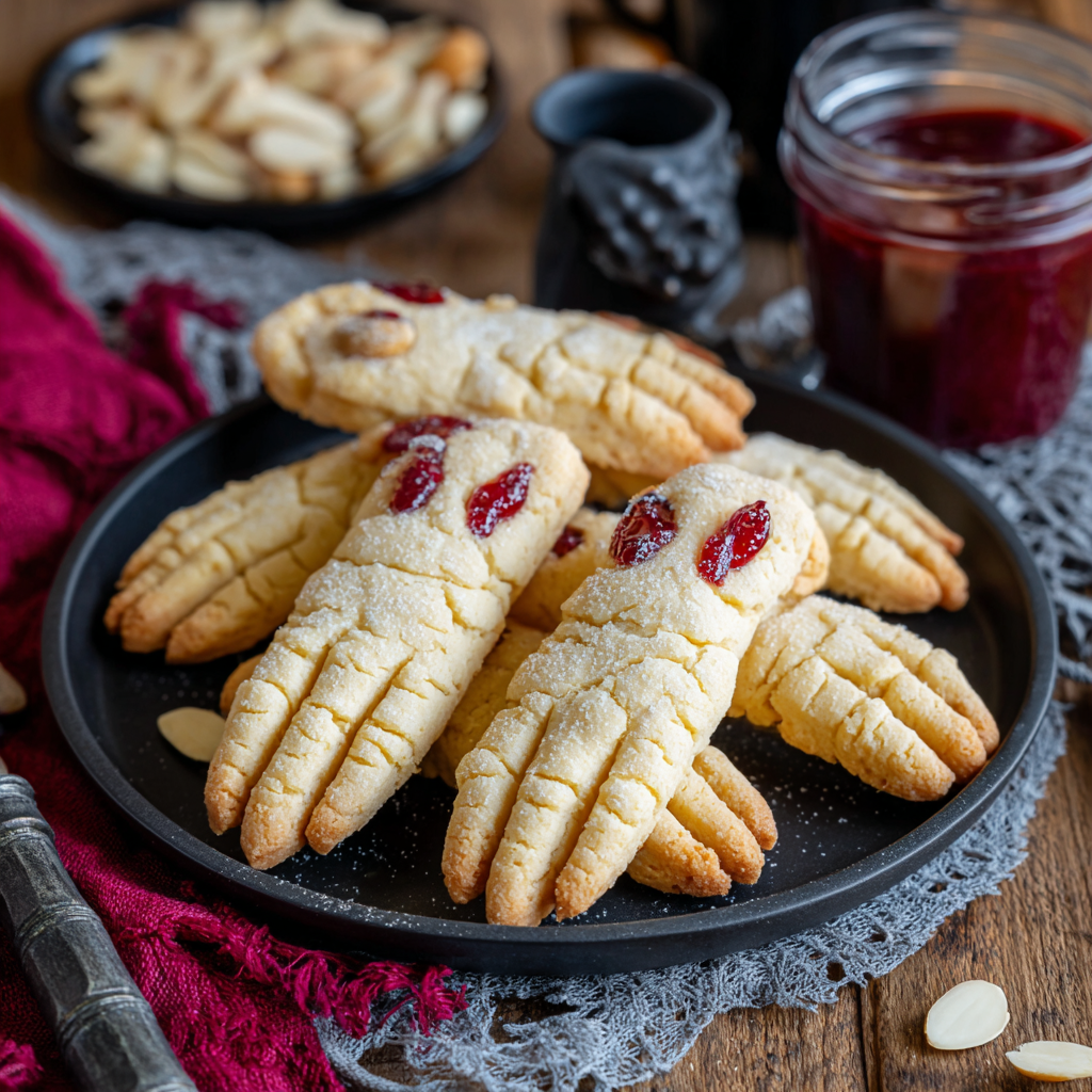 Witch Finger Shortbread Cookies