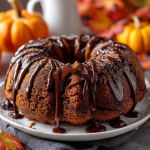 Chocolate Pumpkin Bundt Cake