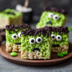 Frankenstein Rice Krispie Treats