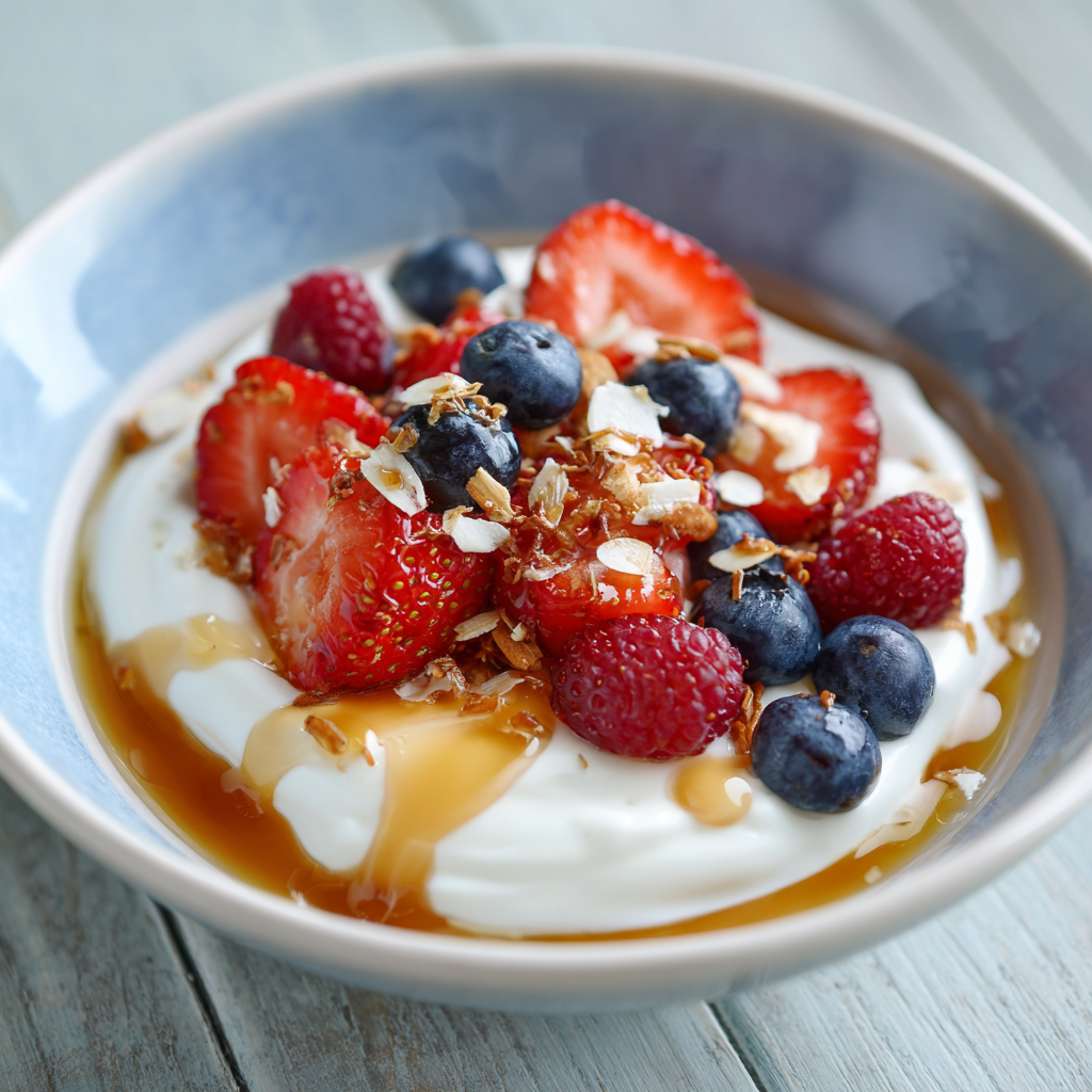 Greek Yogurt with Fruit & Honey