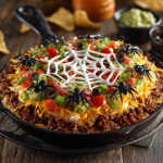 Spider Web Taco Dip Dinner