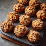 Pumpkin Apple Crumble Muffins