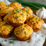 Savory Pumpkin Cheddar Muffins