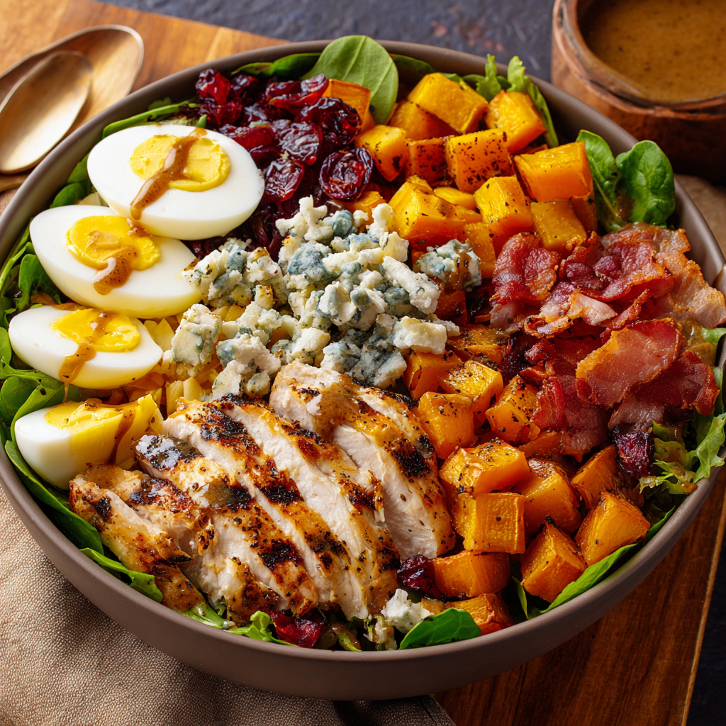 Autumn Chicken Cobb Salad