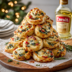 Artichoke Spinach Pinwheel Christmas Tree