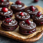 Dark Chocolate Covered Cranberry Sauce Bites