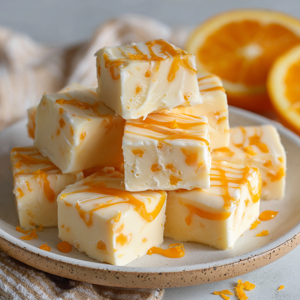 Orange Dreamsicle Fudge