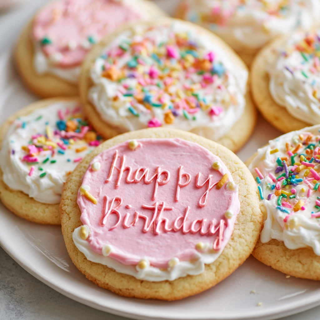 Soft Frosted Crumbl-Style Cookies – Pink, Puffy & Party-Perfect