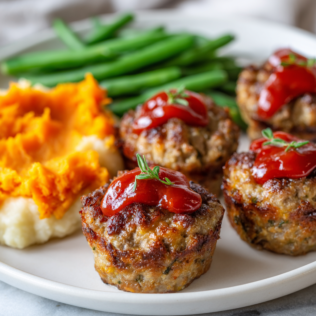 Mini Meatloaf Muffins with Hidden Veggies