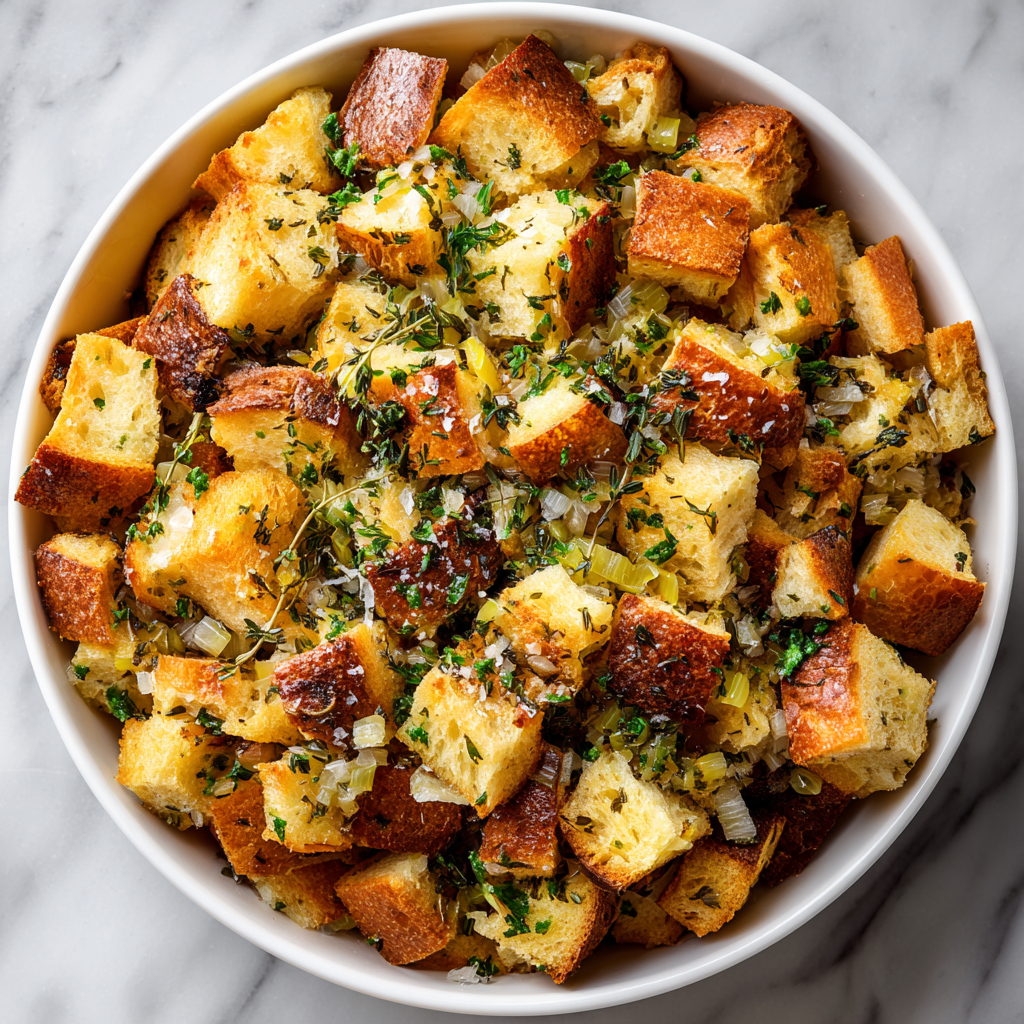Classic Butter Herb Stuffing