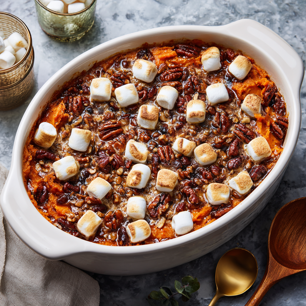 Southern Maple Sweet Potato Casserole (Double Batch + Soulful Twists)