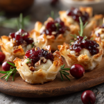 Cranberry & Brie Tartlets