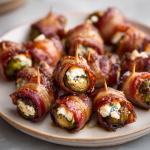 Bacon-Wrapped Dates or Brussels Sprouts