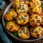 High-Protein Pancake Sausage Mini Muffins