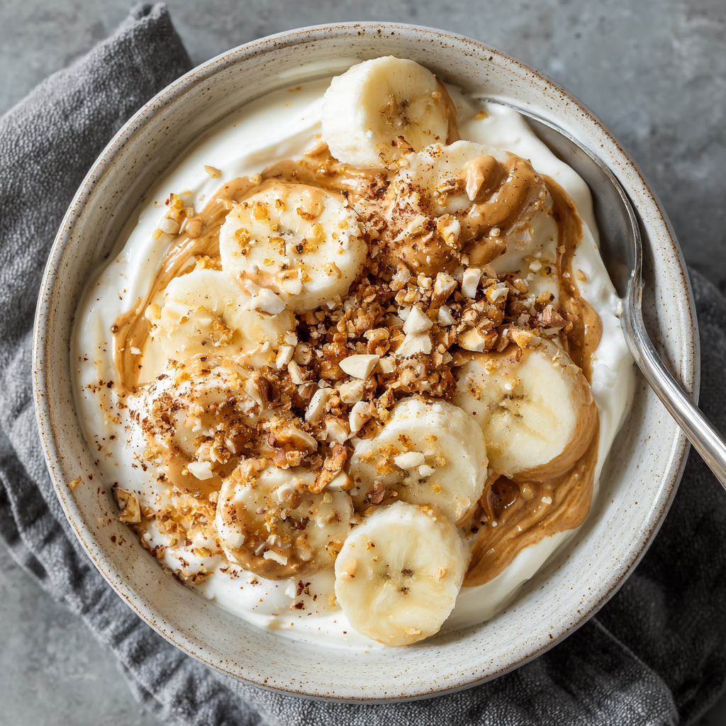 Greek Yogurt Bowls with Almond Butter