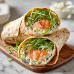 Smoked Salmon & Cottage Cheese Wrap