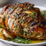 Garlic Herb Butter Slow Cooker Turkey Breast