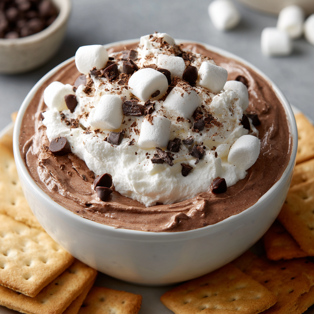 Hot Chocolate Cheesecake Dip