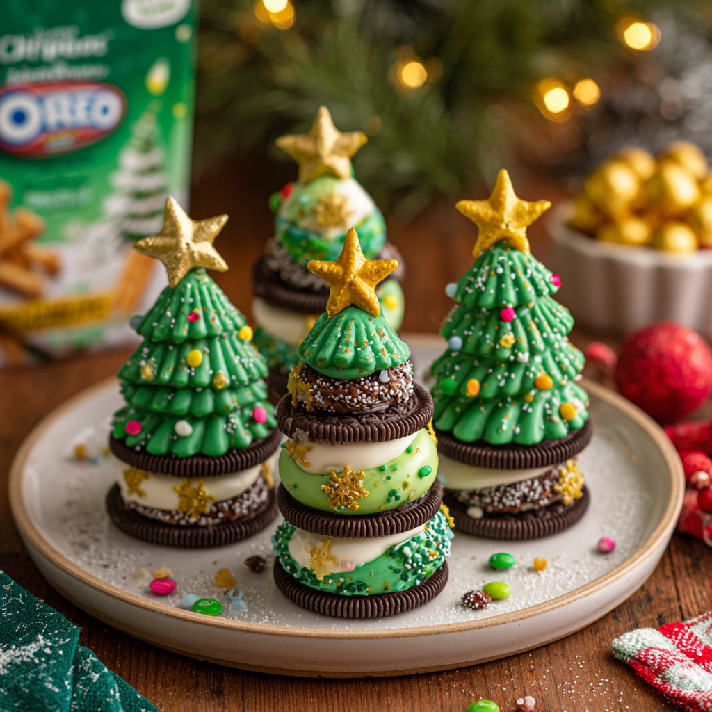 Oreo Christmas Trees