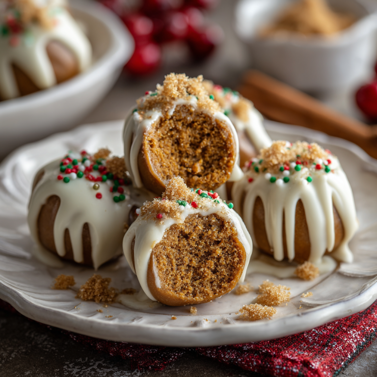 Gingerbread Truffles - Feastical