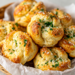 Easy Garlic Parmesan Knots – Buttery, Fluffy & Addictively Good