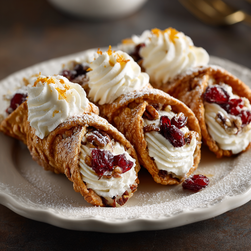 Thanksgiving Pie Cannoli