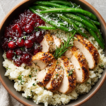 Turkey & Cauliflower Rice Bowls