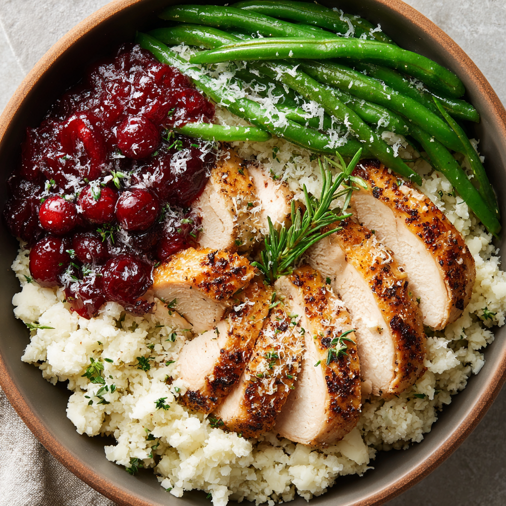 Turkey & Cauliflower Rice Bowls