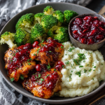 Keto Cranberry Chicken Meal Prep