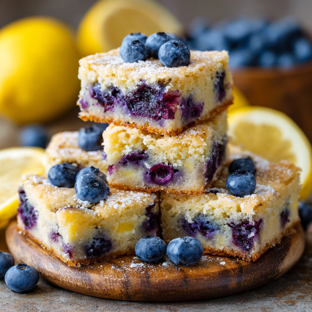 Gluten-Free Blueberry Lemon Bars