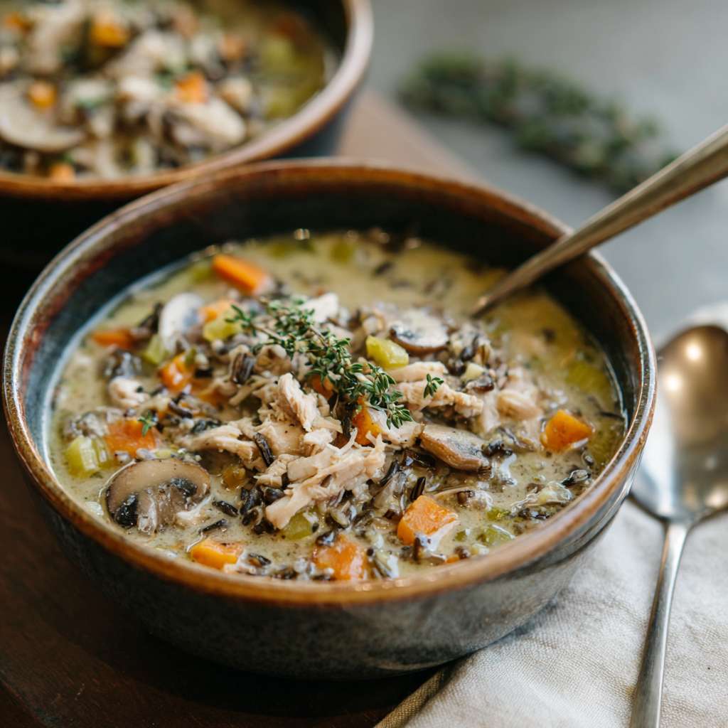 Turkey & Wild Rice Soup (Hearty & Gluten-Free)