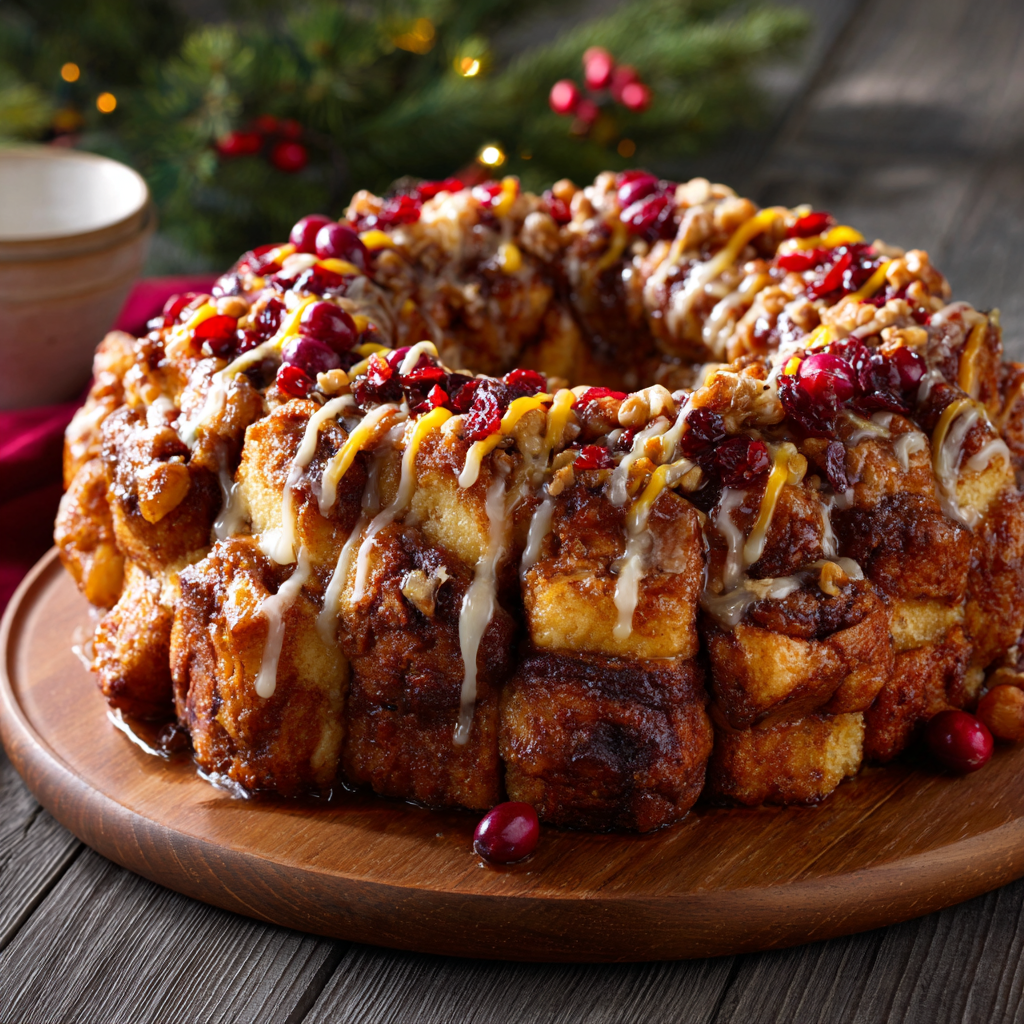 Festive Holiday Monkey Bread