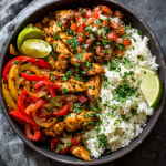 Chicken Fajita Meal Prep Bowls
