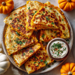 Cheesy Pumpkin Quesadillas