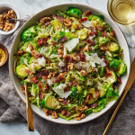 Warm Brussels Sprouts & Bacon Salad