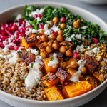 Pumpkin & Feta Grain Bowl Salad