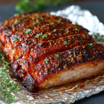 Brown Sugar and Dijon Baked Corned Beef Brisket (Tender & Juicy)