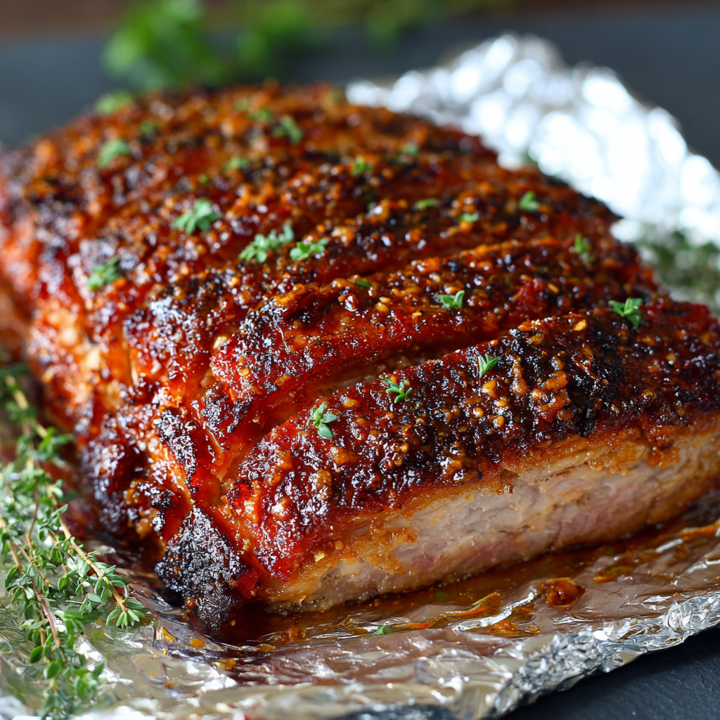 Brown Sugar and Dijon Baked Corned Beef Brisket (Tender & Juicy)