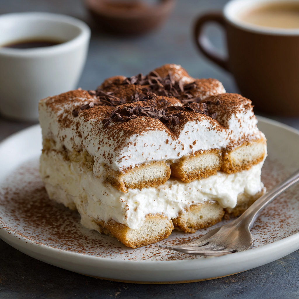 High-Protein Yogurt Tiramisu (No Eggs, No Bake, Light & Creamy)