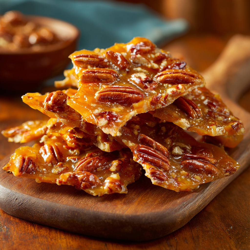 Microwave Pecan Brittle