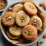 Tahini Butter Cookies : Nutty, Buttery & Spiced with a Middle Eastern Twist