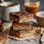 No-Bake Gingerbread Oat Bars : Cozy, Crunchy & Naturally Sweet
