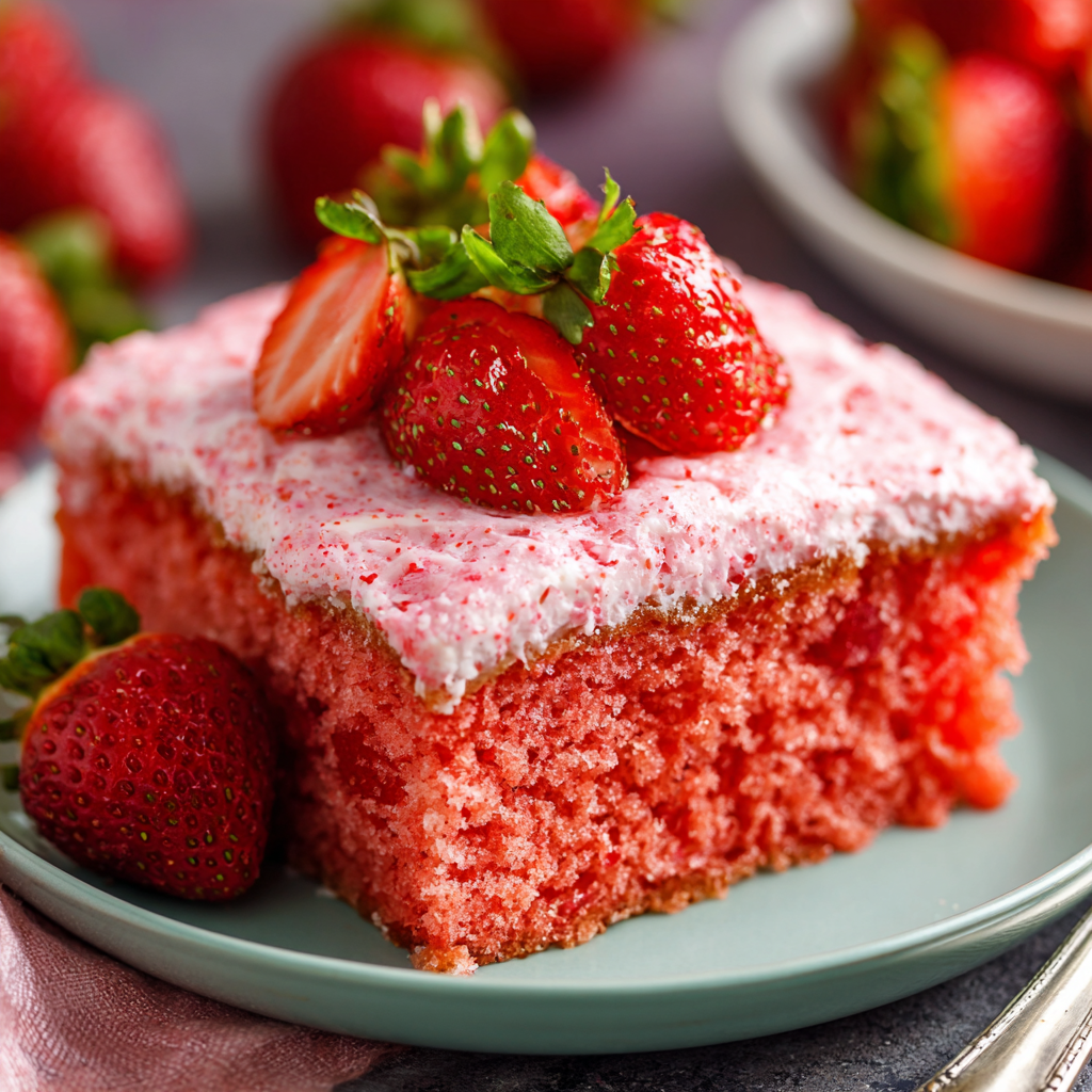 Best Ever Strawberry Cake : Moist, Fruity, and Totally Irresistible