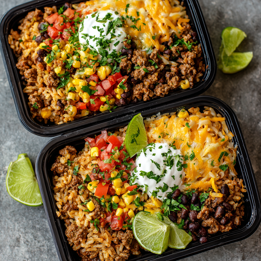 Cheesy Beef Enchilada Meal Prep Bowls : Bold, Balanced, and Ready to Grab