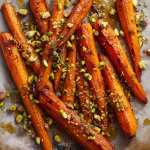 Roasted Carrots with Honey & Pistachios