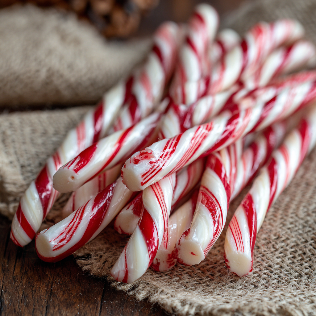 Homemade Christmas Peppermint Sticks